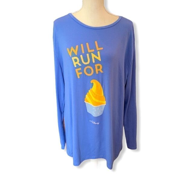 DISNEY PARKS TOP | workout T-shirt - Picture 1 of 4